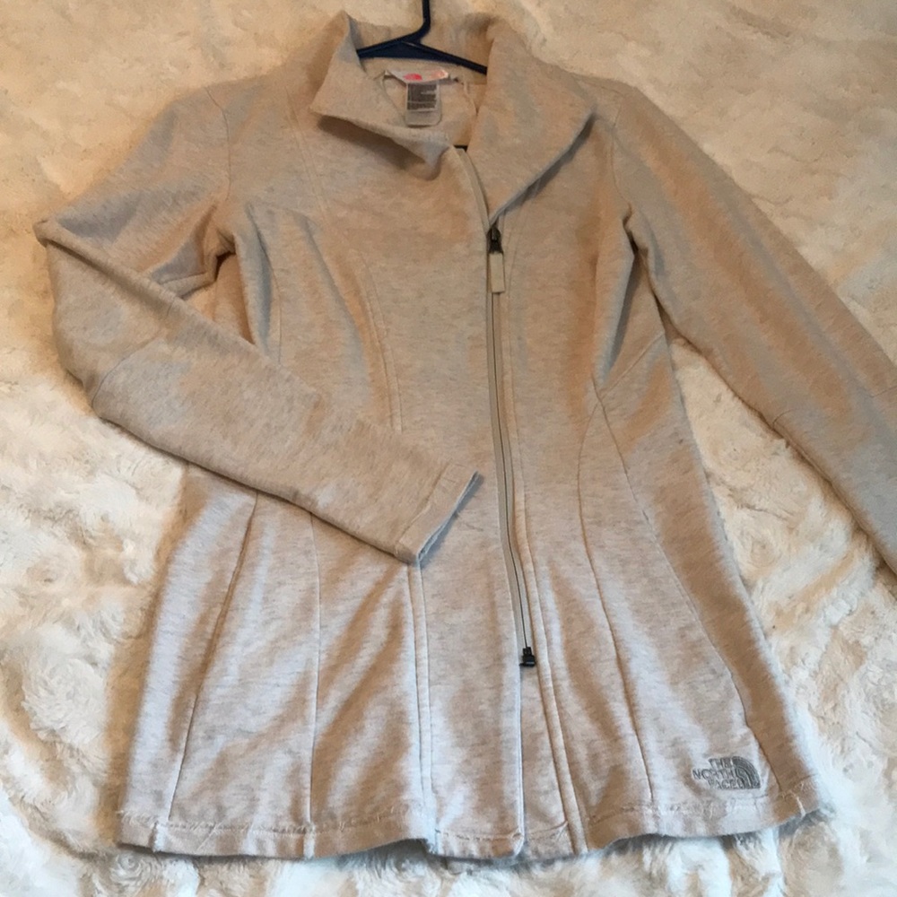 North Face sweatshirt coat